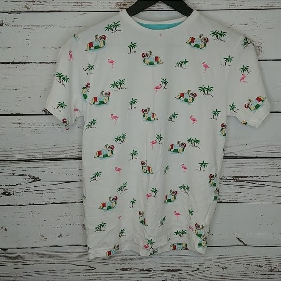 Cactus Other - Cactus Boys Santa Flamingo Christmas Shirt